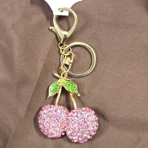 Cherry Bag Charm 🍒 PINK